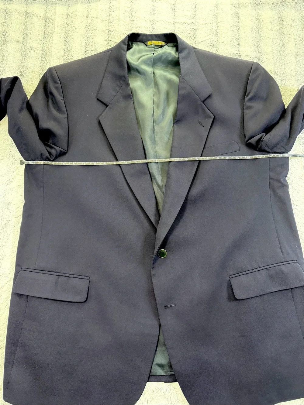 Vintage RSM Rochester Special Man 100% pure wool navy blazer big & tall